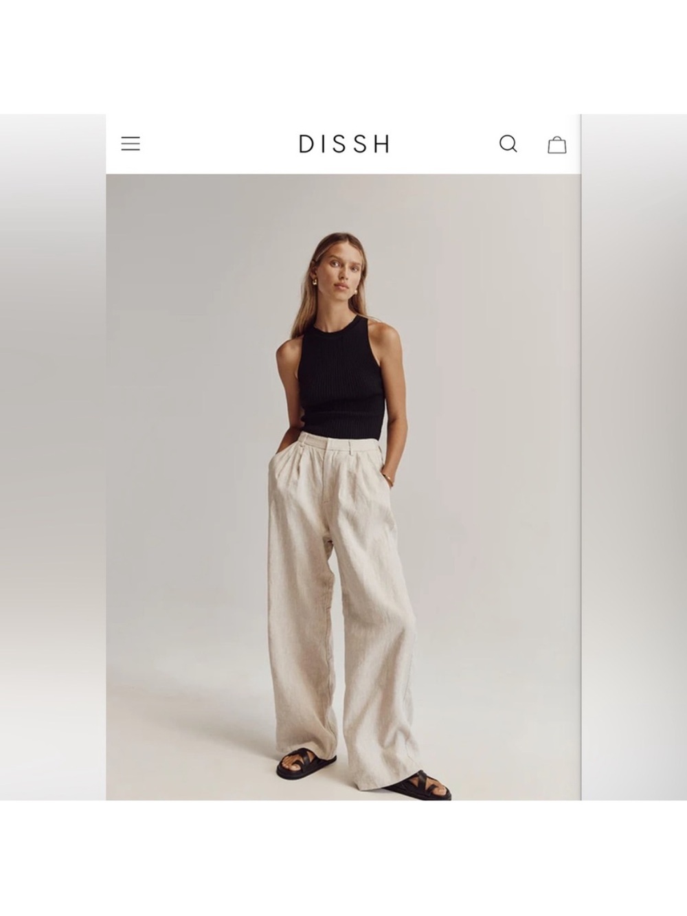 DISSH Linen Pants size 6